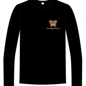 Sweater #knuffelthijs met klein logo