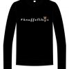 Sweater #knuffelthijs met groot logo