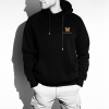 Hoodie #knuffelthijs met klein logo - Afbeelding 3