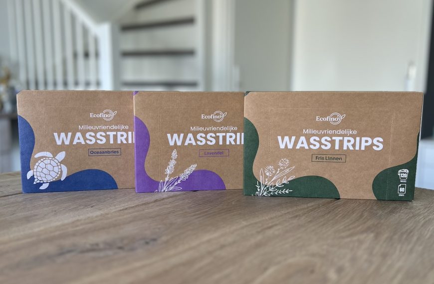 De milieuvriendelijke wasstrips van Ecofino